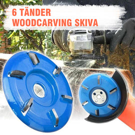 Trä Slipskiva till vinkelslip | 3 eller 6 kanter