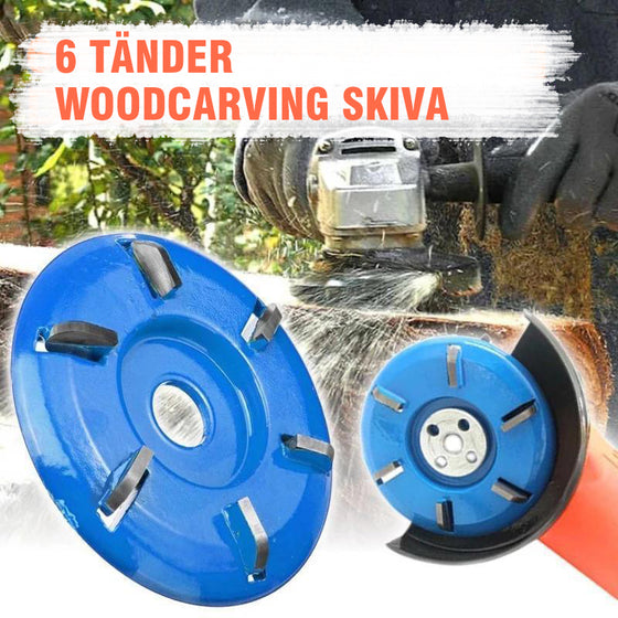 Trä Slipskiva till vinkelslip | 3 eller 6 kanter