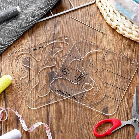 Akryl sömnadslinjal