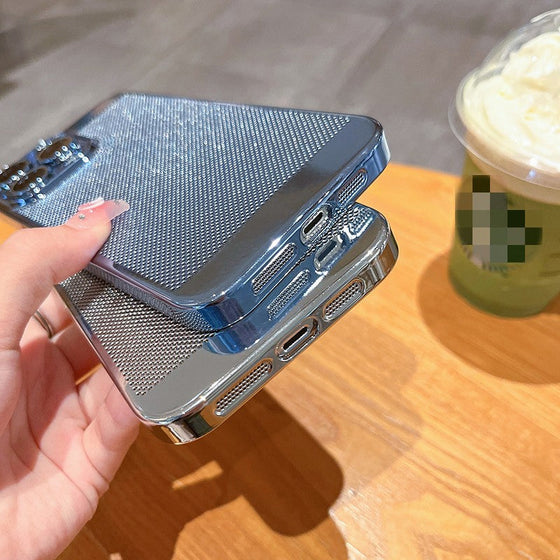 Elektropläterad värmeavledande mobilskal