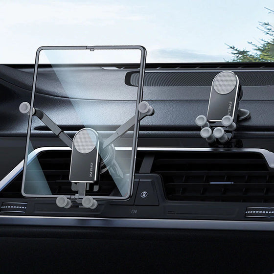 Hopfällbar biltelefonhållare