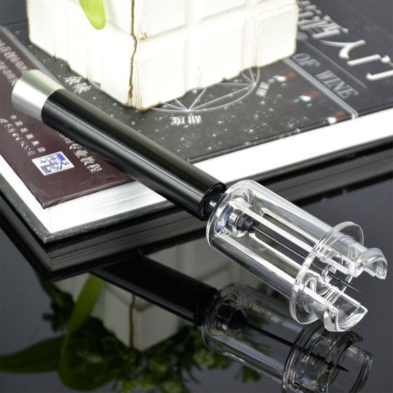 Manuell flasköppnare med lufttryck