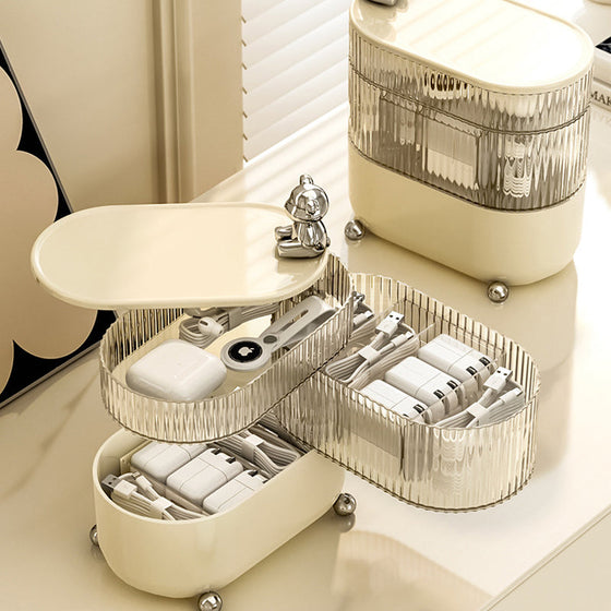 360° Rotations skrivbordsorganisatör