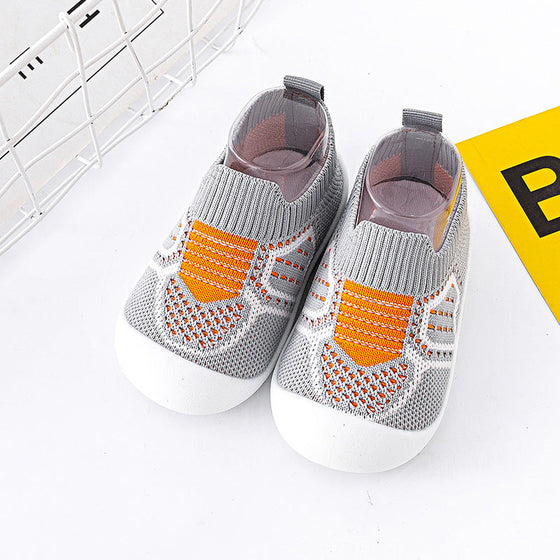 Neutral & Andandes Stickad - Halkfria babysko-strumpor