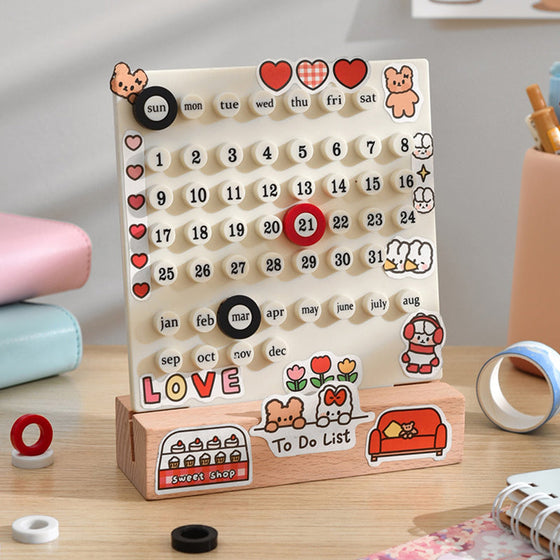 Manuell DIY-loopkalender