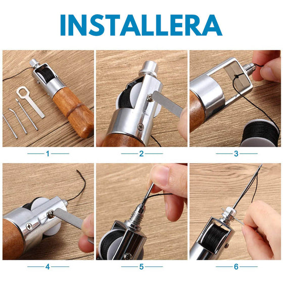 Handsymaskin för Läder