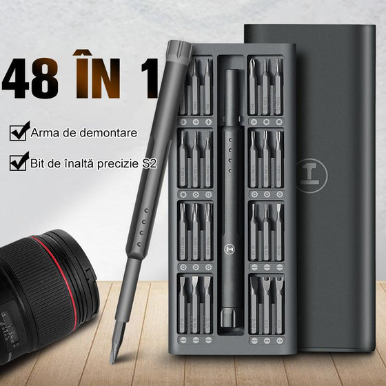 Precisionsskruvmejselsats (48 st.)