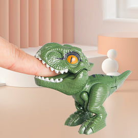 Fingerbitande dinosaurier actionfigurer