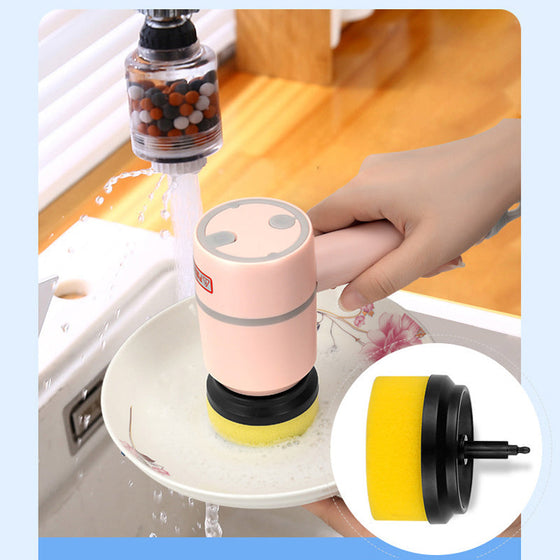 Elektrisk uppladdningsbar multifunktionell handhållen rengöringsborste