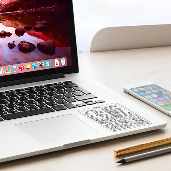 Kortkommandon klistermärken （3 st）