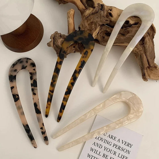 U-formade hårnålar för kvinnor