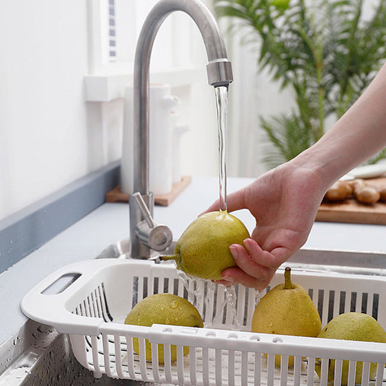 Förläng avrinningskorg för diskbänk