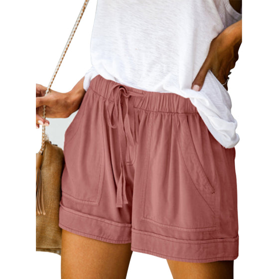 Fasta shorts med rak midja