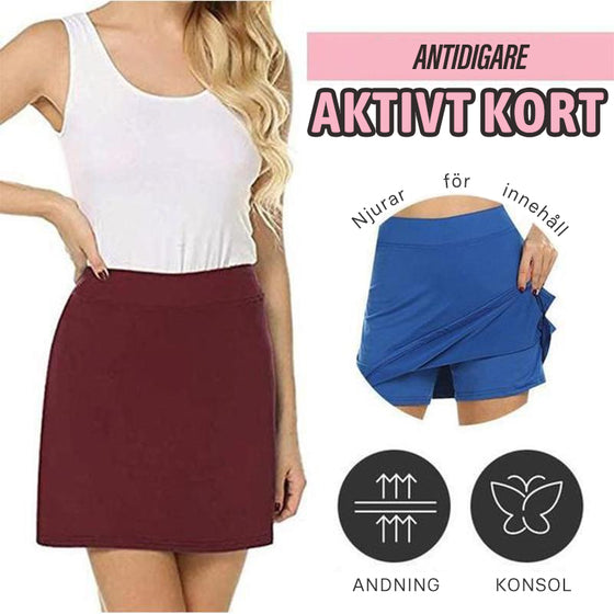 Kjolshorts | Hög midja（🔥Köp 2, 10% rabatt🔥）