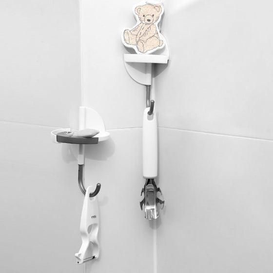 2-i-1 Minimalistisk No-Drill Krok för kök och badrum