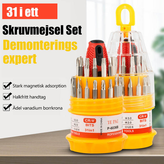 31-i-1 Skruvmejsel Set