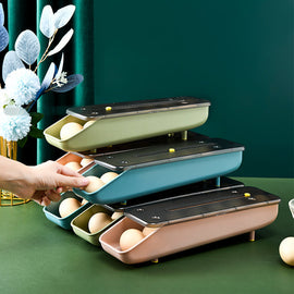 Säker glidbar äggförvaringslåda