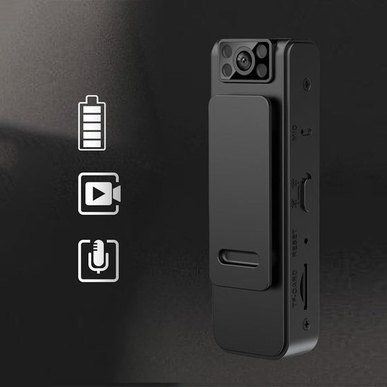 HD magnetisk kamera med ryggklämma