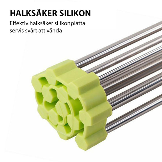 Diskställ | Rostfritt stål | Rullbar