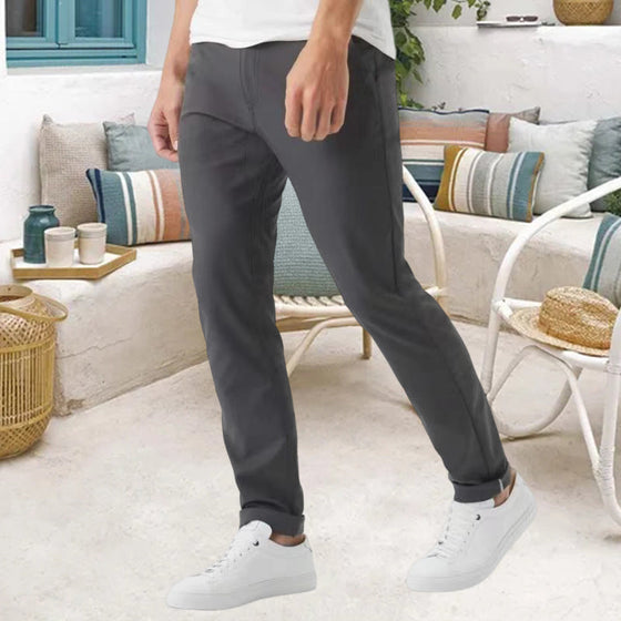 Herr elastiska fritidsbyxor