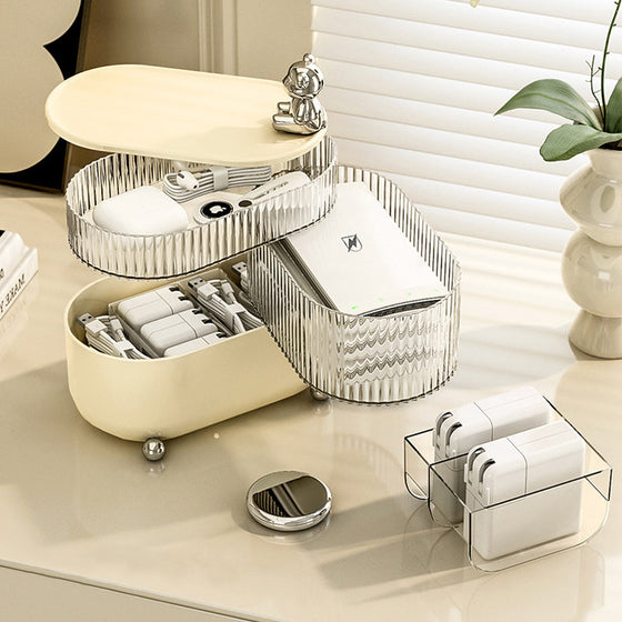 360° Rotations skrivbordsorganisatör