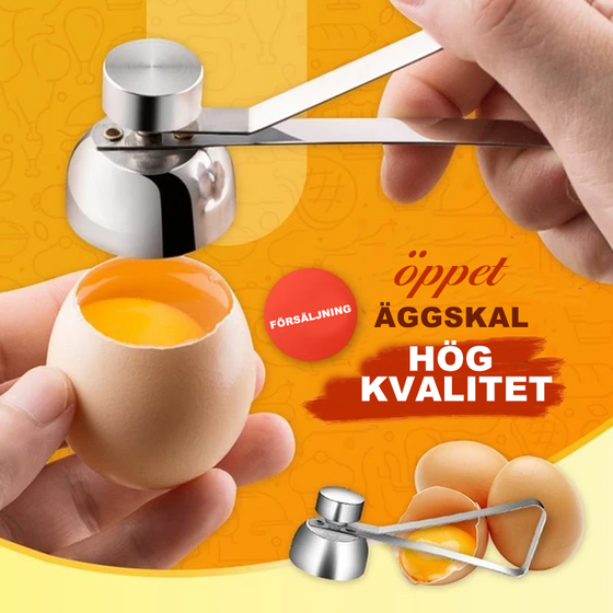 Äggskals öppnare i rostfritt stål
