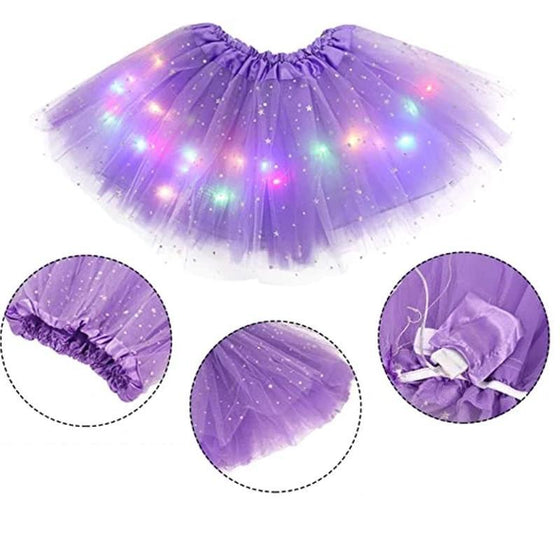Magisk och lysande LED Tutu kjol