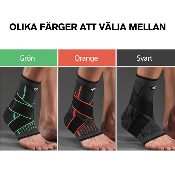 JINGBA Ankelstöd Sportkompressionskydd