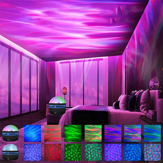 Havsvågsprojektor med fjärrkontroll