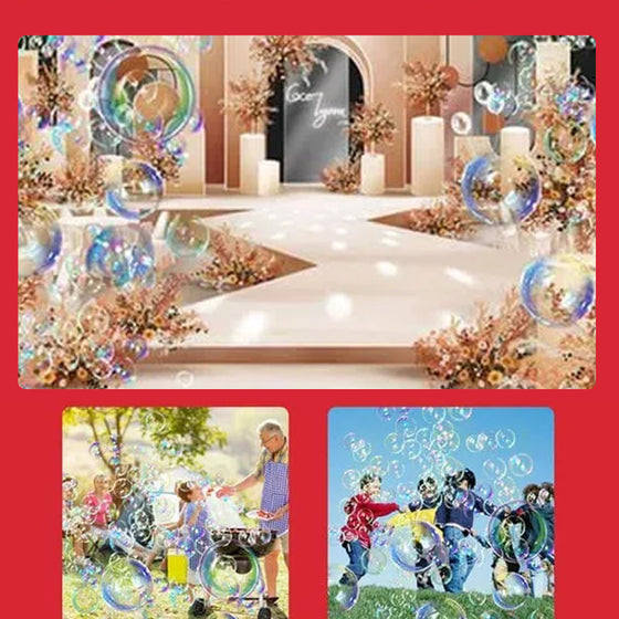 Bärbar Fireworks Bubble Maskin