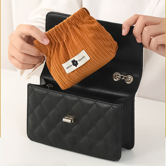 Organisatör för elastiska hårsnoddar i corduroy