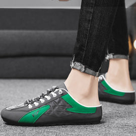 Herrskor med öppen häl