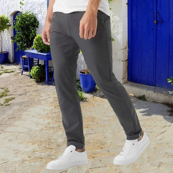 Herr elastiska fritidsbyxor