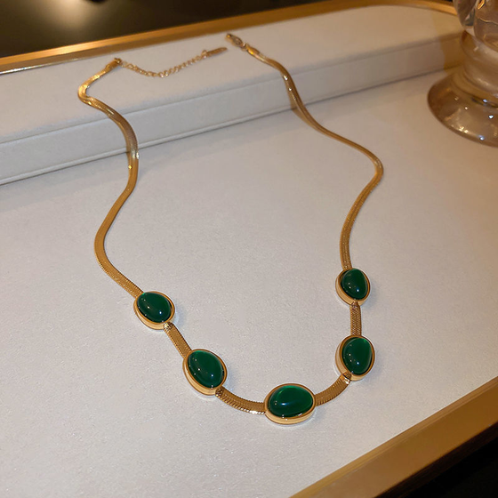 Emerald Halsband Armband
