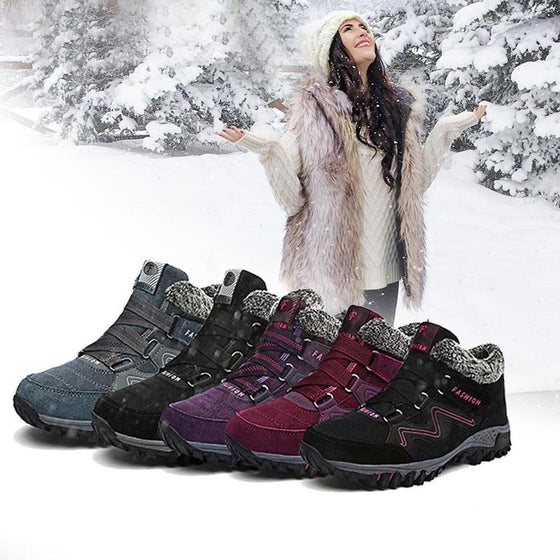 Par Vintersneakers med Varma Pälsfoder