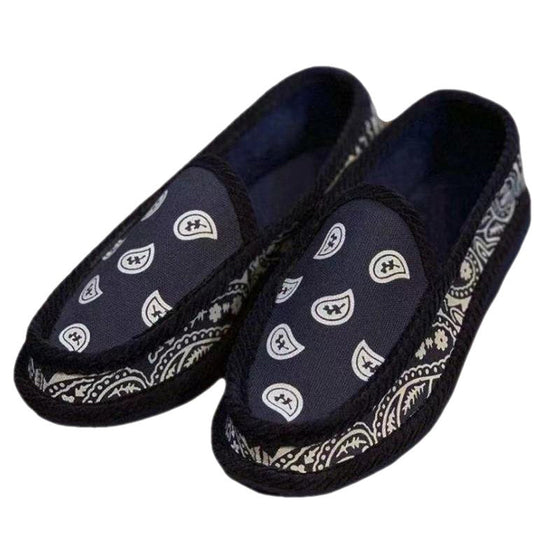 Bekväma bandana slip-on husskor