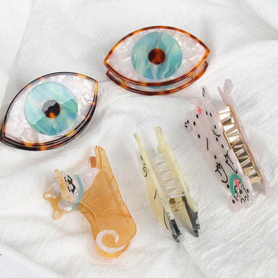 Söta djurhårklämmor