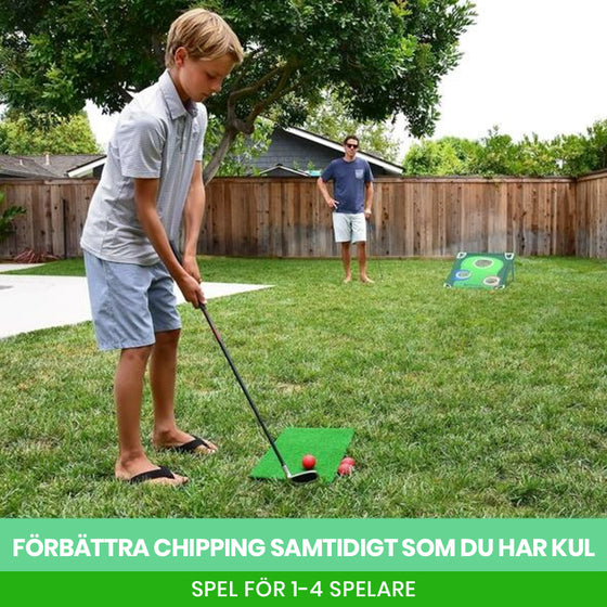 Bärbar utomhus golfspelset