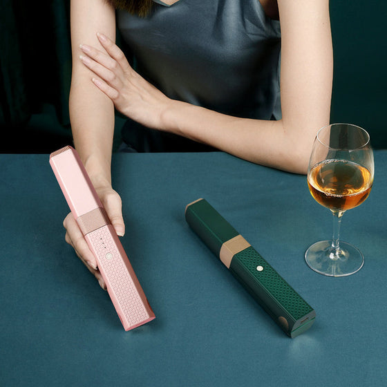 Bärbar trådlös plattång med USB-laddning