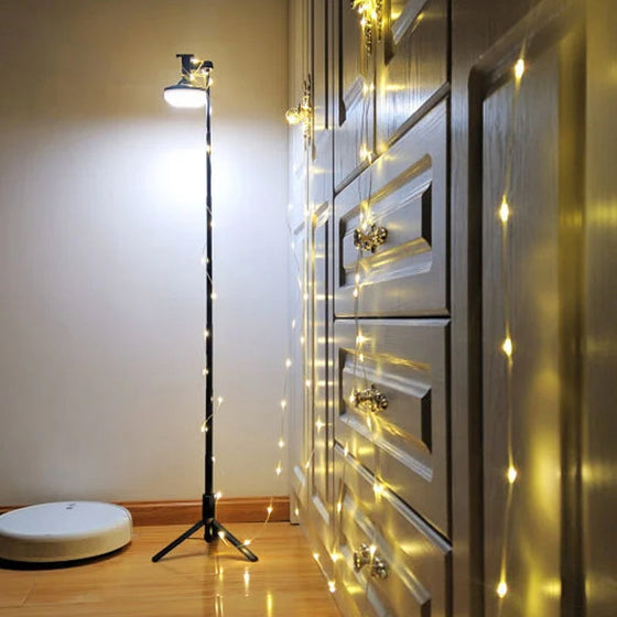 Multifunktionell bärbar campinglampa