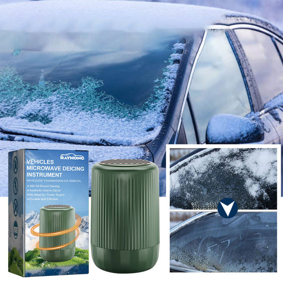 Bilens mikrovågsavfrostande enhet