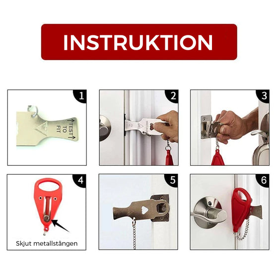 Bärbart Säkerhetsdörrlås