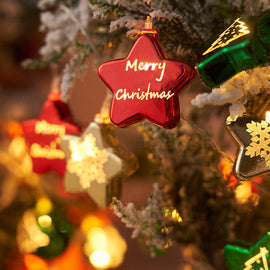 Juldekorationsslingor med lampor