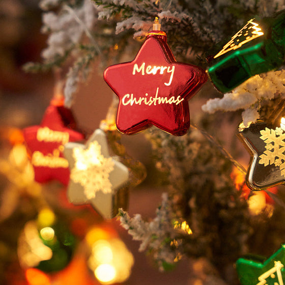 Juldekorationsslingor med lampor