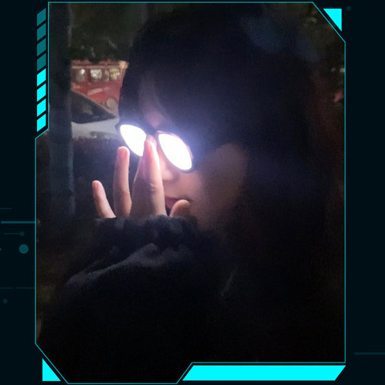 LED-lysande glasögon