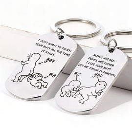 Jag gillar din rumpa Rolig Nyckelring