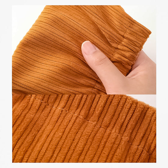 Organisatör för elastiska hårsnoddar i corduroy