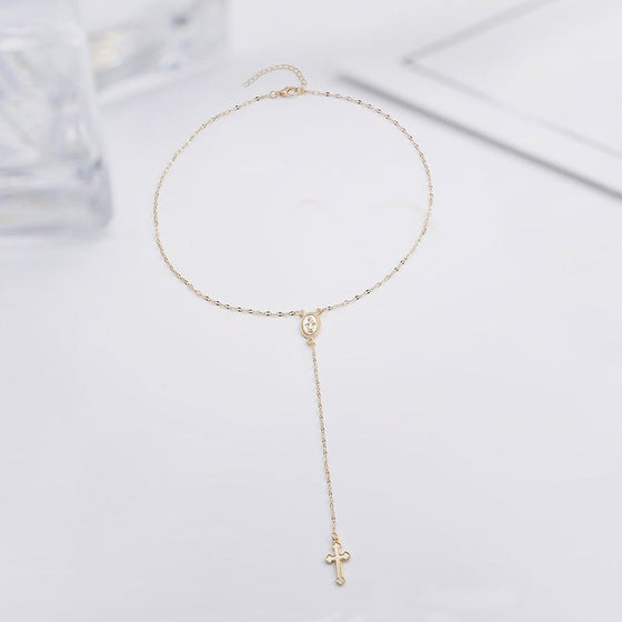 Kors hängsmycke halsband