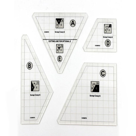 Genomskinlig Lapptyg Sömnad Skärande Linjal