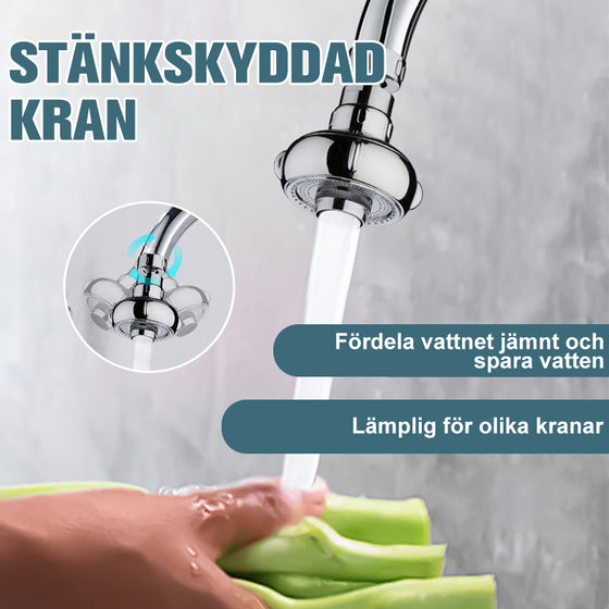 Stänkskyddat kranhuvud